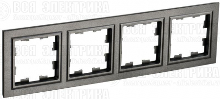 Рамка 4-м BRITE РУ-4-БрТБ бронза IEK BR-M42-K45