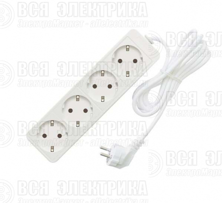 Удлинитель 4х5м с заземл. 16А IP20 3.5кВт ПВС Союз 481S-6405