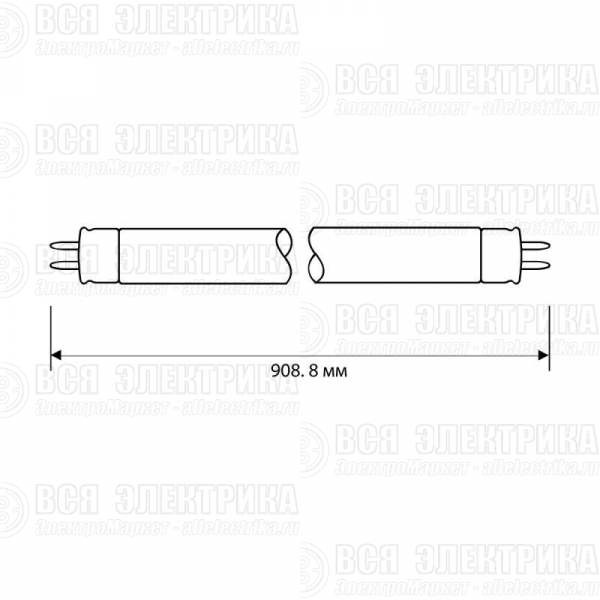 Лампа люминесцентная FT8-30W/5 30Вт T8 6500К G13 Camelion 3008