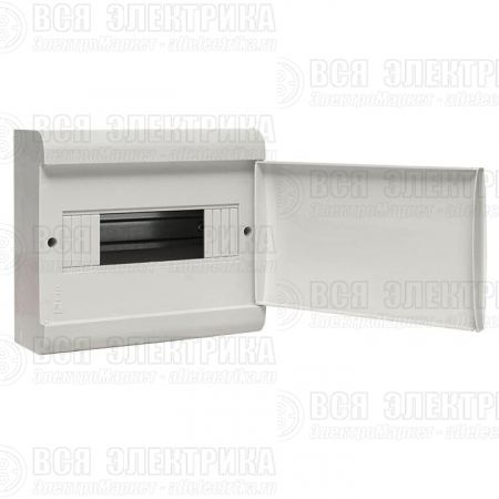 Щит ЩРН-П-10 IP41 бел. дверца (пром. упак.) Basic EKF pb-n-10w-bas