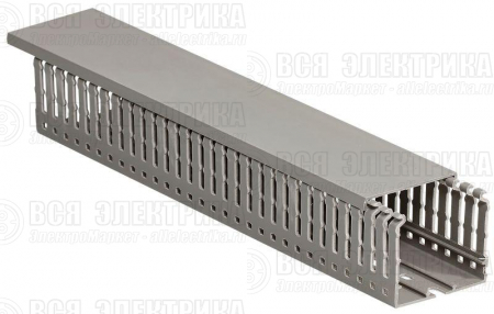 Кабель-канал перфорированный 60х40 L2000 ИМПАКТ серия М (7х11) IEK CKM50-060-040-1-K03
