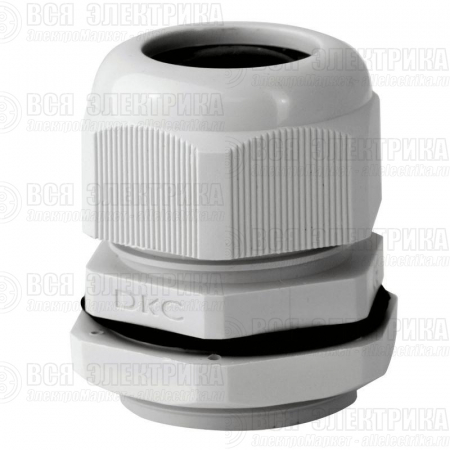 Ввод кабельный Dкаб. 13-18мм IP68 PG21 с контргайкой DKC 53000