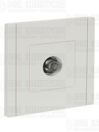 Розетка TV оконечная FORTE&PIANO FP228 бел. IEK FP-A10-O-K01