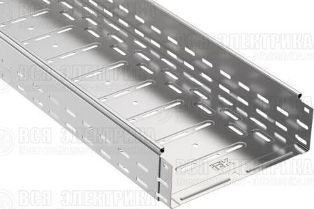 Лоток листовой перфорированный 300х100 L3000 сталь 1мм IEK CLP10-100-300-3