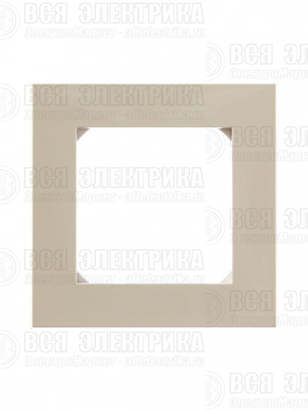 Рамка Levit 1п сл. кость/бел. ABB 2CHH015010A6017