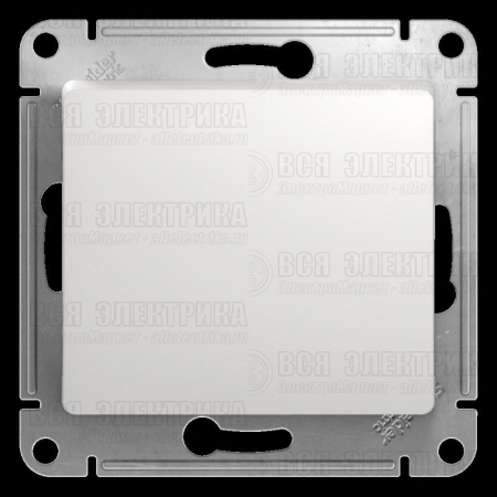 Переключатель проходной 1-кл. СП Glossa 10А IP20 (сх. 6) 10AX механизм бел. SE GSL000161