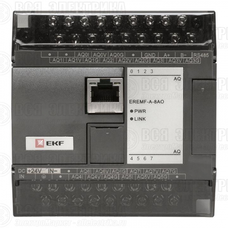 Модуль аналогового вывода EREMF 8 PRO-Logic (без поверки) EKF EREMF-A-8AO