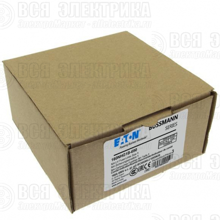 Предохранитель NH 160A 690В gG 1 двойн. индикация EATON 160NHG1B-690