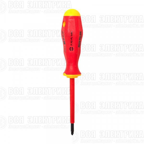Отвертка Professional PZ-FL1х80мм VDE 1000В EKF pz-fl-1-80-pro-in