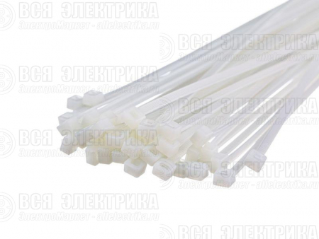 Стяжка кабельная 100х2.5 бел. (уп.100шт) SE IMT10025W