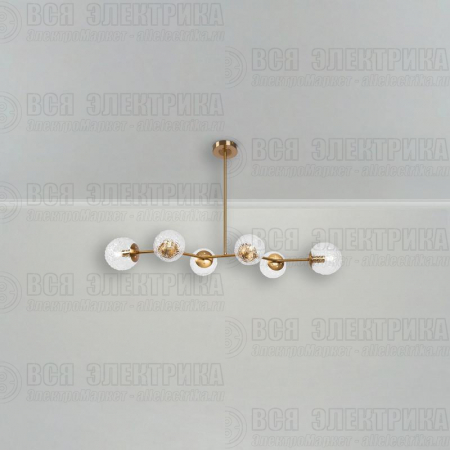 Светильник подвесной Fluff 6х40Вт E14 IP20 Freya FR5207PL-06BZ