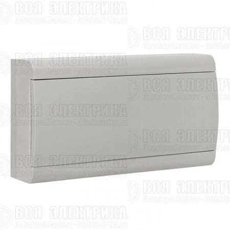 Щит ЩРН-П-18 IP41 бел. дверца (пром. упак.) Basic EKF pb-n-18w-bas