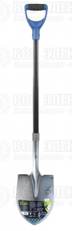 Лопата штыковая 1.20м черенок фибергласс с ПВХ (1/6) Green Apple Б0015196