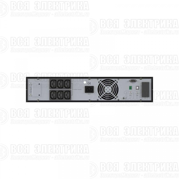 Источник бесперебойного питания Онлайн для Small Rackmount 1000 ВА/900Вт 1/1 6xIEC C13 EPO USB RS-232 Rack 2U 2х9А.ч DKC SMALLR1A5I