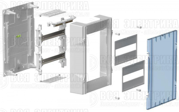 Корпус ЩРН-П-24 Krepta 5 IP40 бел. дверь пластик. IEK KR5-KP13-N-24-41