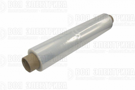 Стретч-пленка 450х20мкр 1.9кг прозр. ручная 19-4520