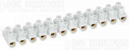 Колодка клеммная ЗВИ-15 н/г 4-10кв.мм 12 пар IEK UZV2-015-06