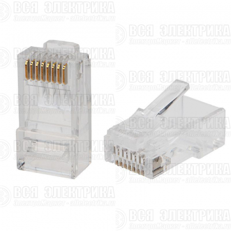 Джек компьютерный RJ45 (8P8C) кат.6 Rexant 05-1031-4