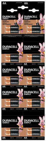 Элемент питания AA/LR6-2BL Basic 2х10 5010608 (блист.20шт) Duracell Б0051815