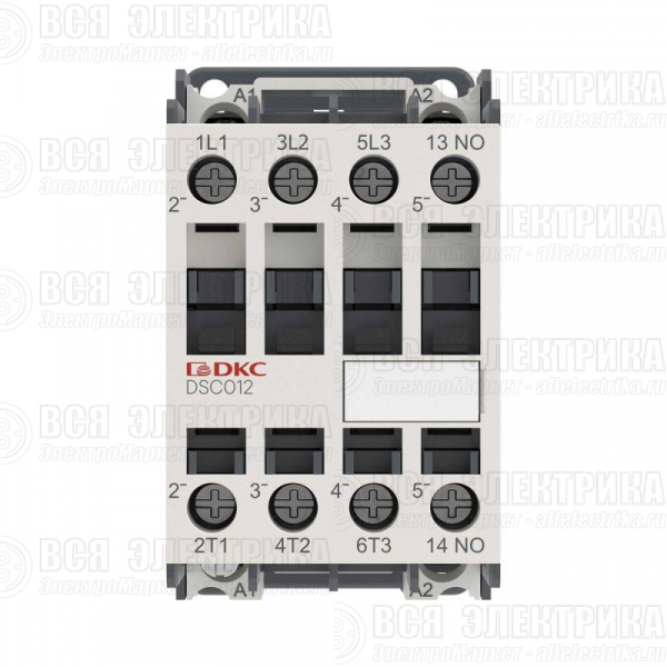 Контактор магнитный YON DSC012 12A 5.5кВт AC3 3P кат.220В AC 1НО YON DSC012-3C10A230