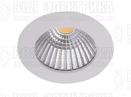 Светильник QUO IP65/IP20 13 WH D45 3000К встраив. с драйвером СТ 1507000100