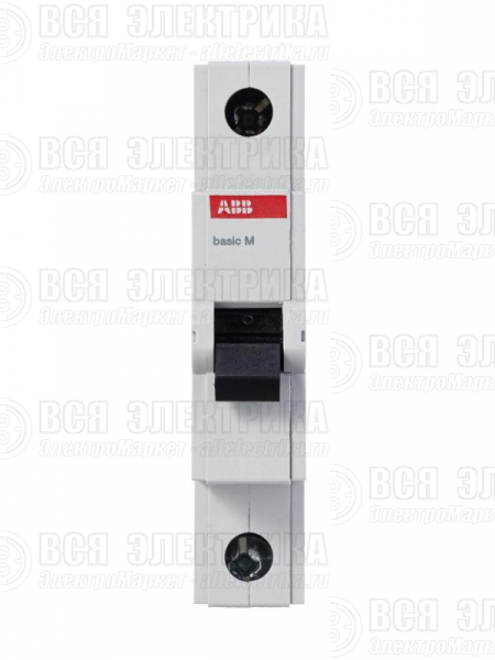 Выключатель автоматический модульный 1п C 50А 4.5кА Basic M BMS411C50 ABB 2CDS641041R0504