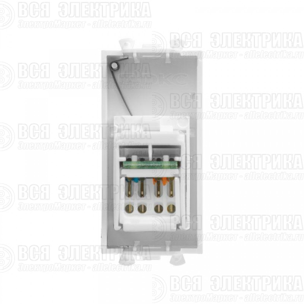 Розетка компьютерная 1мод. Avanti "Белое облако" RJ45 кат.6 модульная DKC 4400291