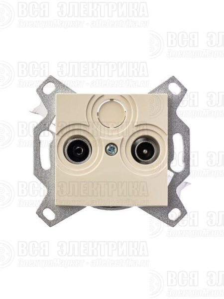 Розетка телевизионная оконечная TV/R Levit сл. кость ABB 2CHH083503A6017