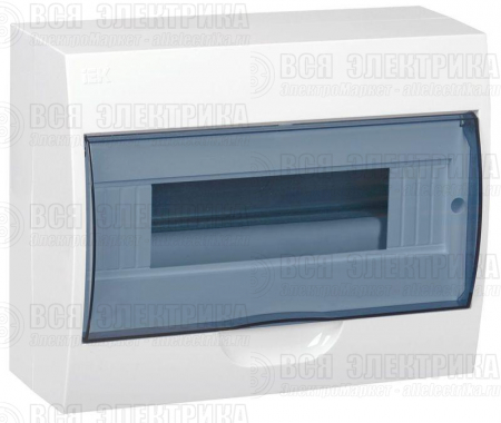 Корпус навесной ЩРН-П-12 Krepta 3 IP41 пластик. бел. IEK MKP12-N-12-40-10