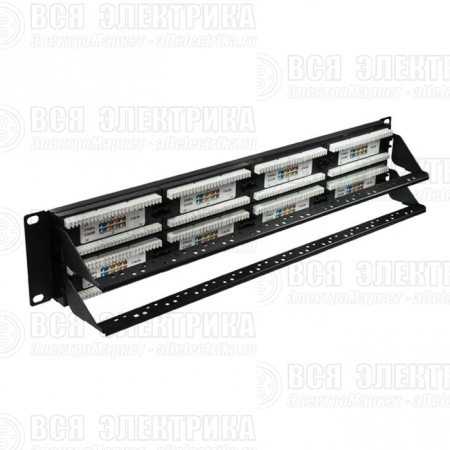 Патч-панель UTP 48хRJ-45 кат.5E 2U 19дюйм SUPRLAN 10-0405
