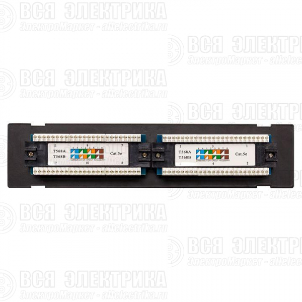 Патч-панель настенная кат.5E UTP неэкранир. 12 портов RJ45 Dual IDC TERACOM PRO EKF TRP-WPP-5EUTP-12