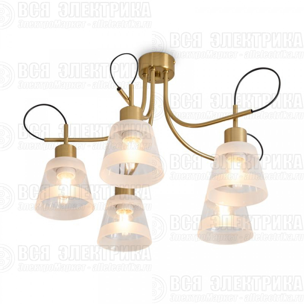 Светильник Caramel 5х60Вт E27 IP20 подвесной Freya FR5522PL-05BS