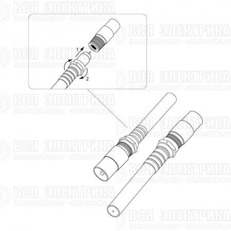 Переходник F-TV (03-083) (уп.100шт) PROCONNECT 05-4303-4