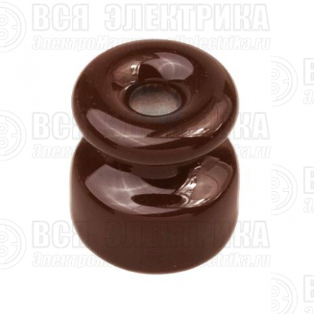 Изолятор ОП керамика корич. (уп.50шт) Bironi R1-551-02-50