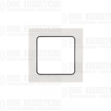 Рамка 1-м Стокгольм бел. с линией цвета черн. PROxima EKF EXM-G-304-10