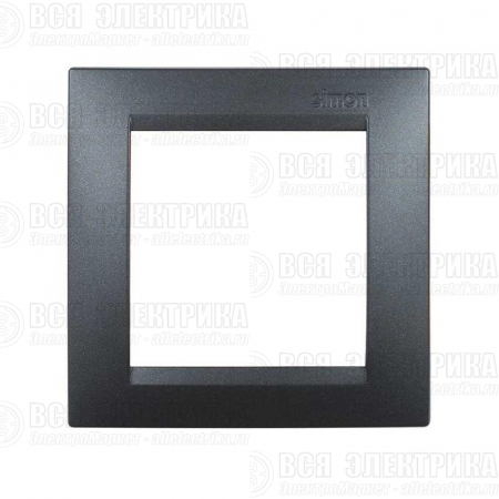 Рамка 1 пост графит Simon 1500610-038