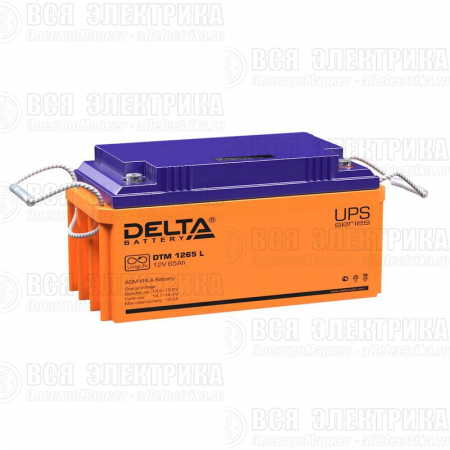 Аккумулятор UPS 12В 65А.ч Delta DTM 1265 L