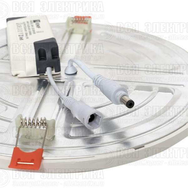 Светильник светодиодный ДВО 1009 20Вт 4000К IP20 встраив. Basic EKF DLL-1009-20-4000