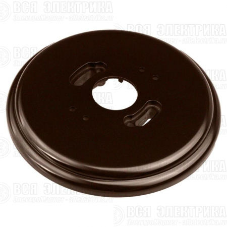 Рамка 1-м R пластик корич. Bironi RF1-610-22