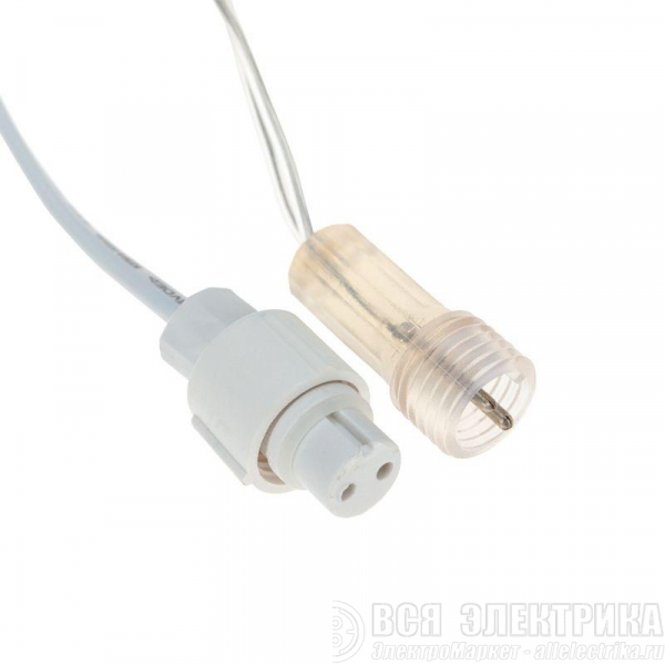 Гирлянда "Айсикл" (бахрома) 4.8х0.6м 176LED бел. 11Вт 230В IP65 провод прозр. Neon-Night 255-145