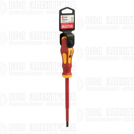 Отвертка SL5.5х125мм Master 1000В Basic EKF sl-5.5-125-mas-in