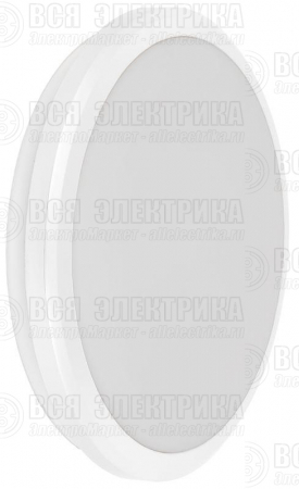 Светильник светодиодный ДПБ 3001 12Вт IP54 4000K круг бел. IEK LDPB0-3001-12-4000-K01