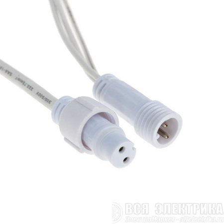 Гирлянда "Айсикл" (бахрома) 4.8х0.6м 176LED бел. 11Вт 230В IP65 провод бел. Neon-Night 255-137