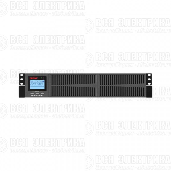 Источник бесперебойного питания Онлайн для Small Rackmount 1000 ВА/900Вт 1/1 6xIEC C13 EPO USB RS-232 Rack 2U 2х9А.ч DKC SMALLR1A5I