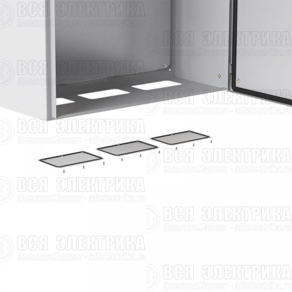Щит с монтажной панелью ЩМПг-120.75.30 каб фланец IP65 PROxima EKF mb65-1207530-m