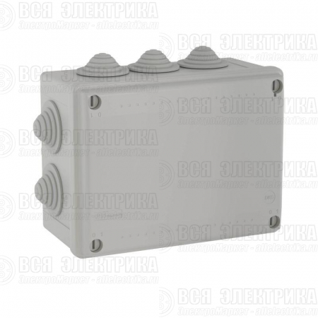 Коробка распределительная ОП 190х140х70мм IP55 10 каб. ввод DKC 54100