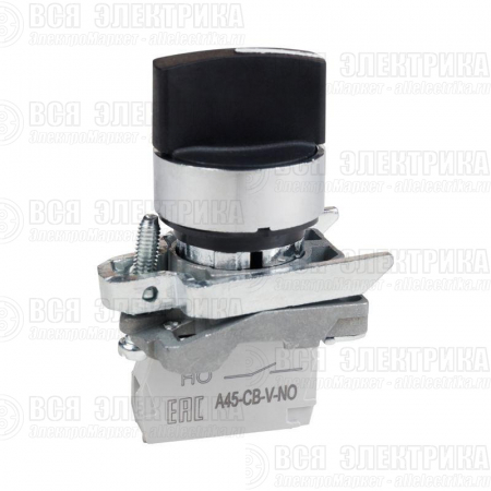 Переключатель OptiSignal D22 C4-S-21 2 положения металл 1НО XB4BD21 КЭАЗ 332169