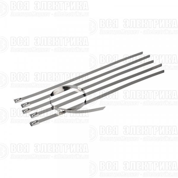 Хомут стальной 4.6х152 (уп.50шт) Rexant 07-0158