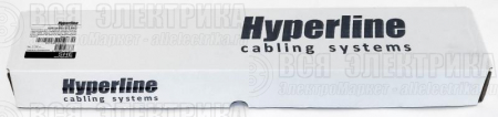 Блок розеток 8-м 10А SHE19-8SH-S-2.5IEC горизонт. шнур 2.5м Hyperline 397035