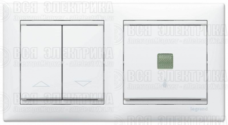 Рамка 2-м Valena горизонт. бел. Leg 774452